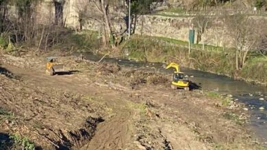 Foto ruspe lungofiume montorio